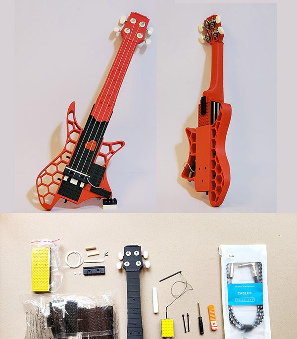 Red Guitar Ukulele